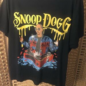 Snoop Dogg Black Graphic Short Sleeve Tee